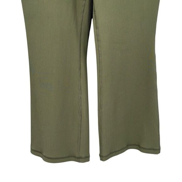 Athleta Elation Rib Crop Flare Pants Green Size 1X‎ - Picture 9 of 9